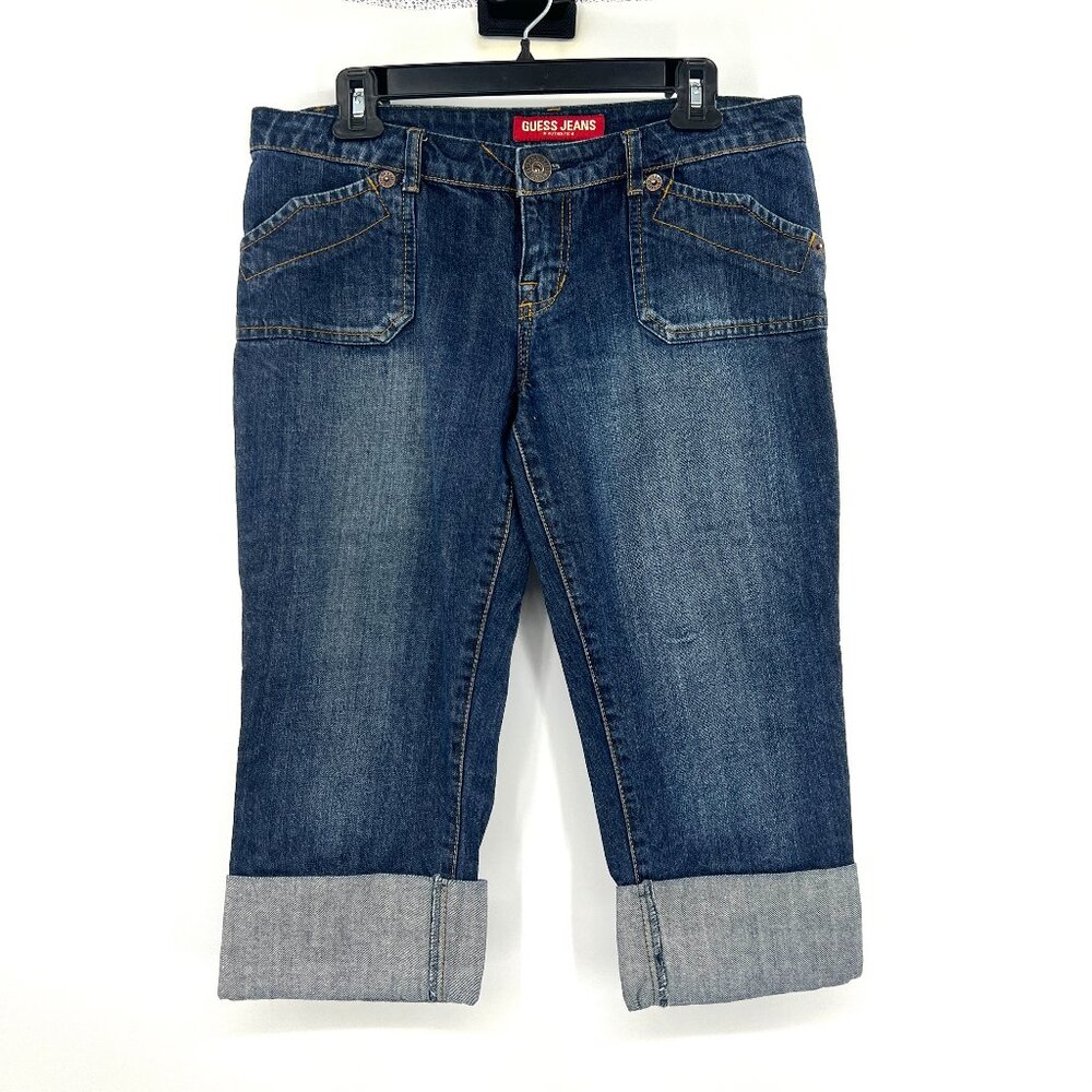 Vintage Y2K Guess Jeans Capri Cuffed Jeans Women's 29